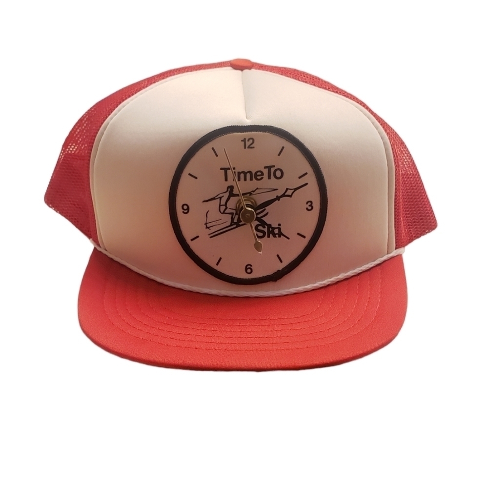 Time to Ski Baseball Hat